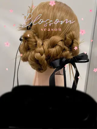 ヘアアレンジ 髪質改善カラー /髪質改善ストレートのヘアスタイル