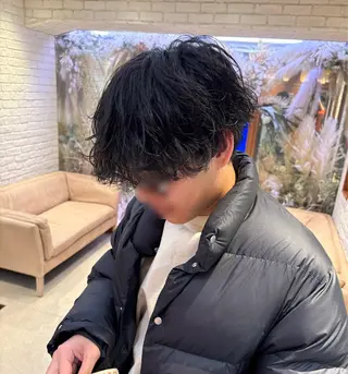 パーマ メンズ cloe中目黒 モエカのヘアスタイル