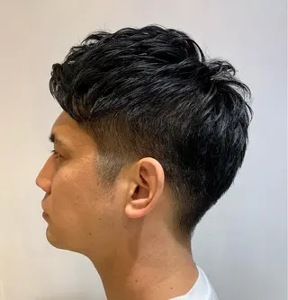 ショート パーマ メンズ 明治神宮前 NANAMIのヘアスタイル