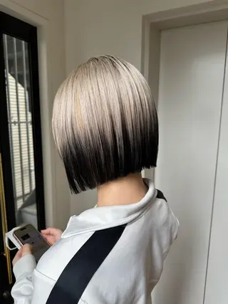 セミロング ヤスマルユイカ 髪質改善/透明カラーのヘアスタイル