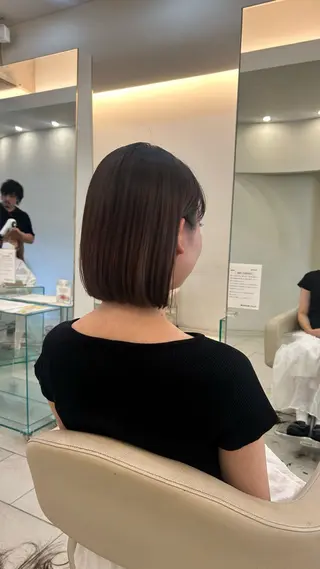 ミディアム 🍀似合わせ透明感 カラーアヤナ🍀のヘアスタイル