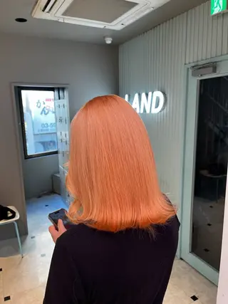 ミディアム カラー ブリーチカラー 🩵MIZUKIのヘアスタイル