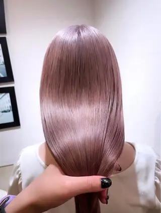 ロング カラー 🦋REISA🦋 エクステ×ハイトーンのヘアスタイル