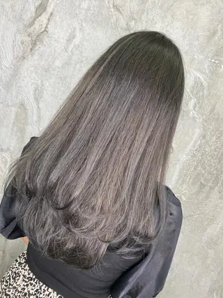 セミロング カラー 寺門 拓馬のヘアスタイル