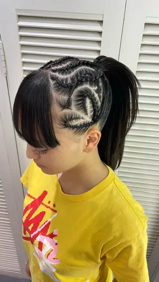 ヘアアレンジ MEI/ブレイズ/ コーンロウ/茅ヶ崎のヘアスタイル