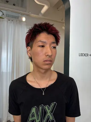 メンズ ハードパーマ Rico💜のヘアスタイル