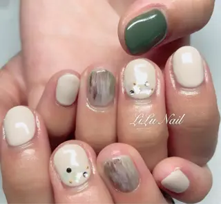 ネイル モチの良さ◉ フィルインネイル♡のネイルデザイン