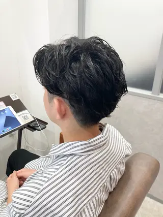 ショート パーマ メンズ パーマ職人 矢部絢一のヘアスタイル