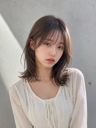 ミディアム レイヤー/髪質改善 🌿青山英里のヘアスタイル