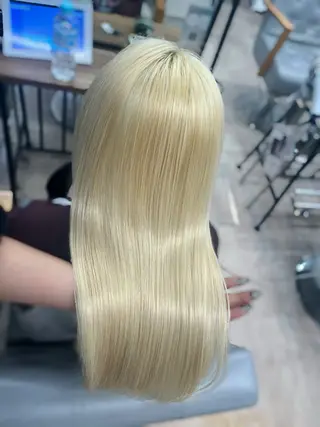 ロング カラー クルミ🤍推し活 🎀ピンクカラーのヘアスタイル
