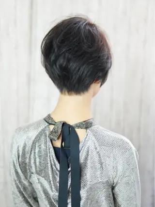 ショート カラー パーマ ヘアアレンジ キッズ ネイル マツエク・マツパ 永野 良一のヘアスタイル