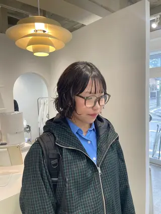 ショート パーマ H I ＮＡのヘアスタイル