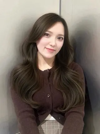 セミロング カラー 透明感×韓国ヘア 🇰🇷きららのヘアスタイル