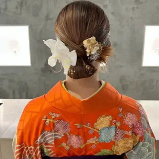 ヘアアレンジ 🦋Misaki🦋 メンズパーマ/着付けのヘアスタイル