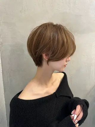 ショート 縮毛矯正/レイヤー taiga🧡のヘアスタイル