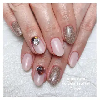 ミディアム ネイル 🐾enen style 🐾のネイルデザイン