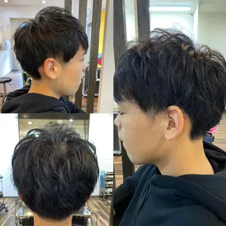 ショート メンズ 堀 広夢のヘアスタイル
