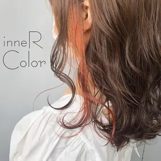 セミロング カラー YU-KA ✂︎Rico.のヘアスタイル