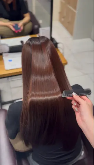 ロング カラー RUKA/透明感 カラー/髪質改善のヘアスタイル