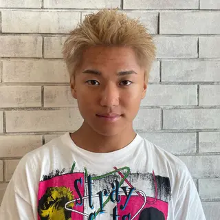 ショート カラー メンズ ✂︎メンズ特化船橋 パーマ優希のヘアスタイル