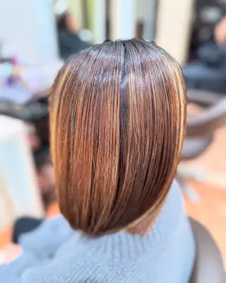 セミロング ☘️お悩み解決☘️ 岡部恒輝のヘアスタイル