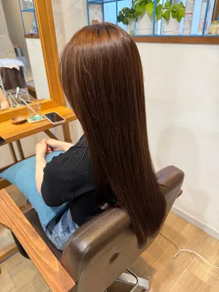 ロング RENA|透明感 カラー×癒しスパのヘアスタイル