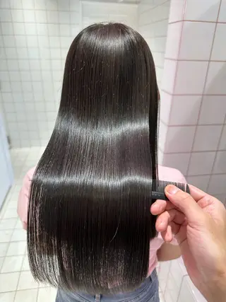ロング カラー ✨縮毛矯正✨レイヤー ホウダカズヒロのヘアスタイル