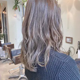 セミロング カラー ヘアアレンジ 【ダメージレス施術】 【透明感】北村 拓也のヘアスタイル