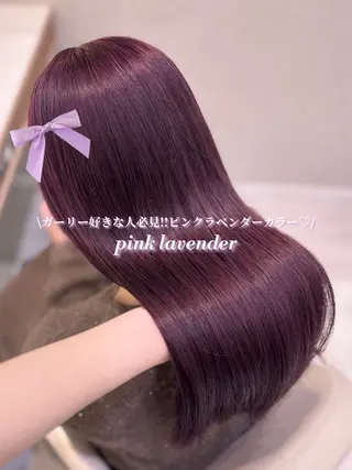 ロング カラー 暖色⌇﻿縮毛矯正⌇﻿ 𝐀𝐤𝐚𝐫𝐢のヘアスタイル