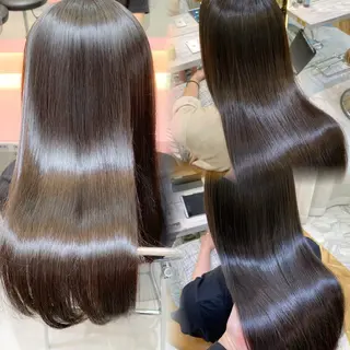 ロング レイヤー/髪質改善 /透明感カラーユウトのヘアスタイル