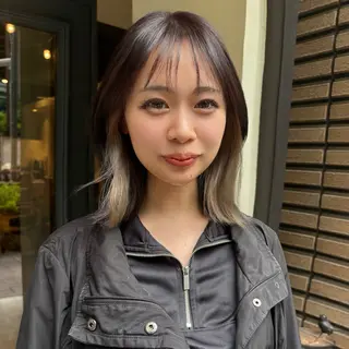 ショート カラー 村上陽菜乃/レイヤ ー/透明感カラーのヘアスタイル