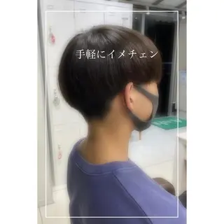 ショート 藤本 悠雅のヘアスタイル
