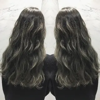 ロング カラー 重政 和樹のヘアスタイル