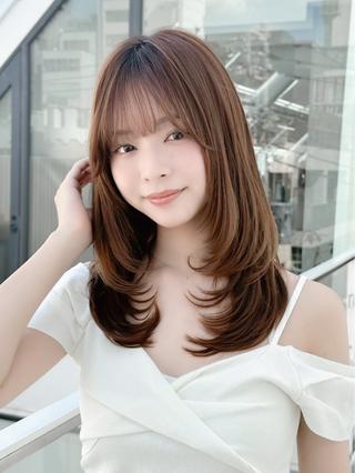 ミディアム ✨ミディアム レイヤーハルキのヘアスタイル