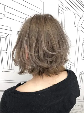 ミディアム カラー レイヤー⭐️カラー ⭐️平川雅史のヘアスタイル
