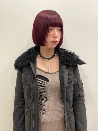 ショート カラー ヘアセット🎀パーマ Tsubasaのヘアスタイル
