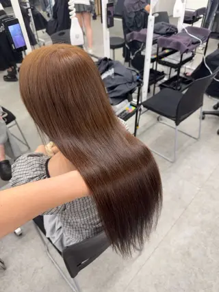 ロング カラー 🍀ブラウンベージュ sakura🍀のヘアスタイル