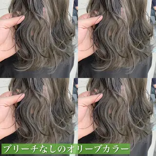 ミディアム カラー navile原宿 yumaのヘアスタイル