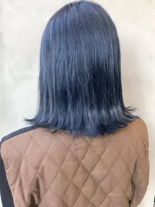 カラー ショート・ボブ 徳竹淳一のヘアスタイル