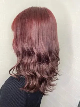 ミディアム カラー ブリーチカラー特化 U-topia小島のヘアスタイル