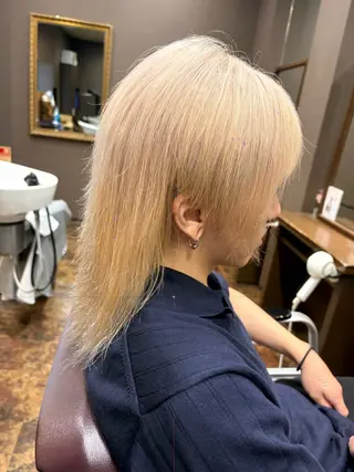 カラー メンズ 落合 ちりのヘアスタイル