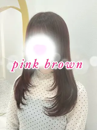 ロング カラー いぶきゆう 栄/カットモデルのヘアスタイル