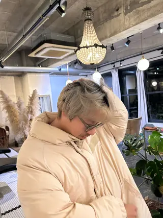カラー メンズ はな SPURのヘアスタイル