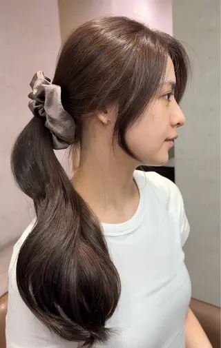 ミディアム 透明感カラー/ 表参道/こはるのヘアスタイル