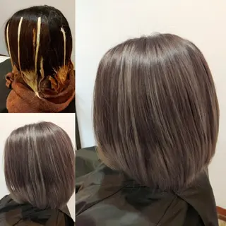 カラー ヤマウチ ヨウのヘアスタイル