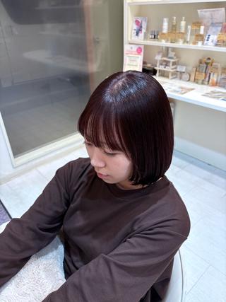 ショート カラー 根田 紗那のヘアスタイル