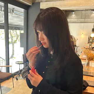 ロング カラー twig 山田 永嶋芽衣のヘアスタイル