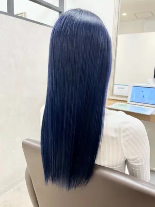 ロング カラー 髪質改善×METEO 店長 貞松直也のヘアスタイル