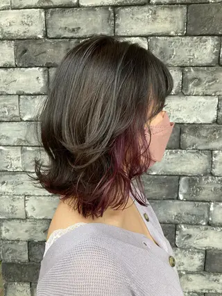 ミディアム カラー ✂️似合わせの魔術師 石田一樹✂️のヘアスタイル