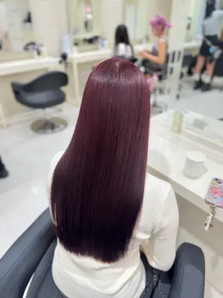 ロング カラー 🤍韓国大人っぽ ベージュMAI🤍のヘアスタイル